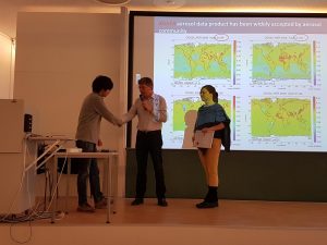 Winner of the "<span style="font-family: 'Segoe Script', serif; font-weight: bold; color: #993300;">(AC)³</span> Early Career Science Prize 2017": Linlu Mei, Uni-Bremen.